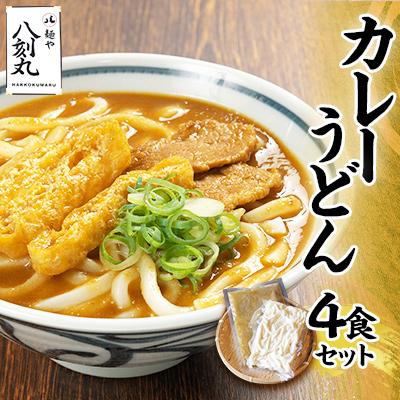ふるさと納税 多治見市 【麺や八刻丸】 カレーうどん 4食セット