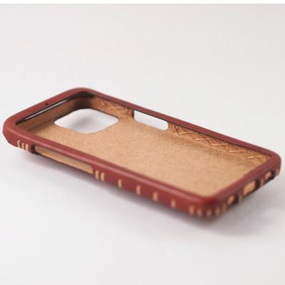 ふるさと納税 七尾市 【iPhone15用】本革ケース・レッド |  | 03