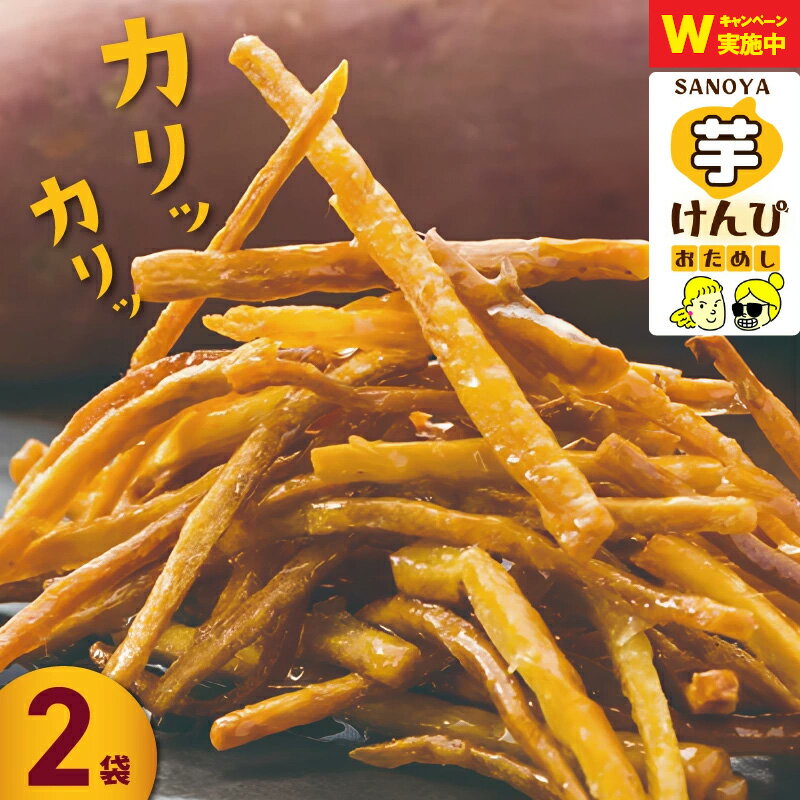 【ふるさと納税】芋けんぴ 80g × 2袋 お試し 特別規格 55キャンペーン 国産 さつまいも 旨味凝縮 芋匠さのや こだわり 手切り 手作り 独自製法 カリカリ 食感 お菓子 和菓子 おやつ おつまみ お取り寄せ 大阪府 泉佐野市 送料無料