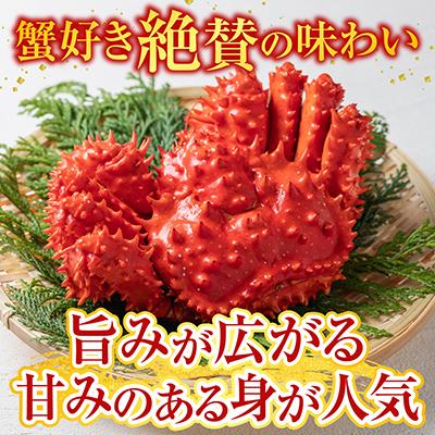 ふるさと納税 根室市 ＜12/21まで年内配送＞花咲かに300g〜450g前後×3尾・いくら100g×1P B-70012 |  | 01