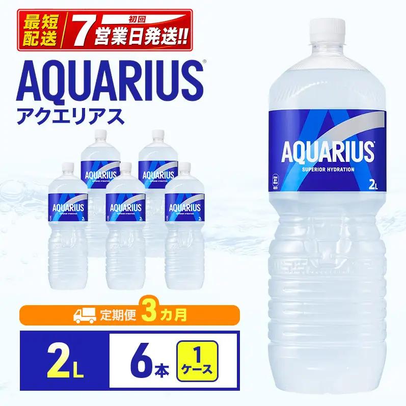 アクエリアス 2L 定期便3ヶ月 スポーツ コカ・コーラ 