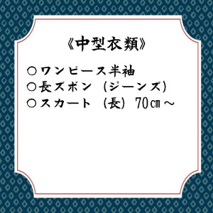 武州中島紺屋 藍染めオーダー 「中型衣類」 （ 藍染め 染め直し サービス）