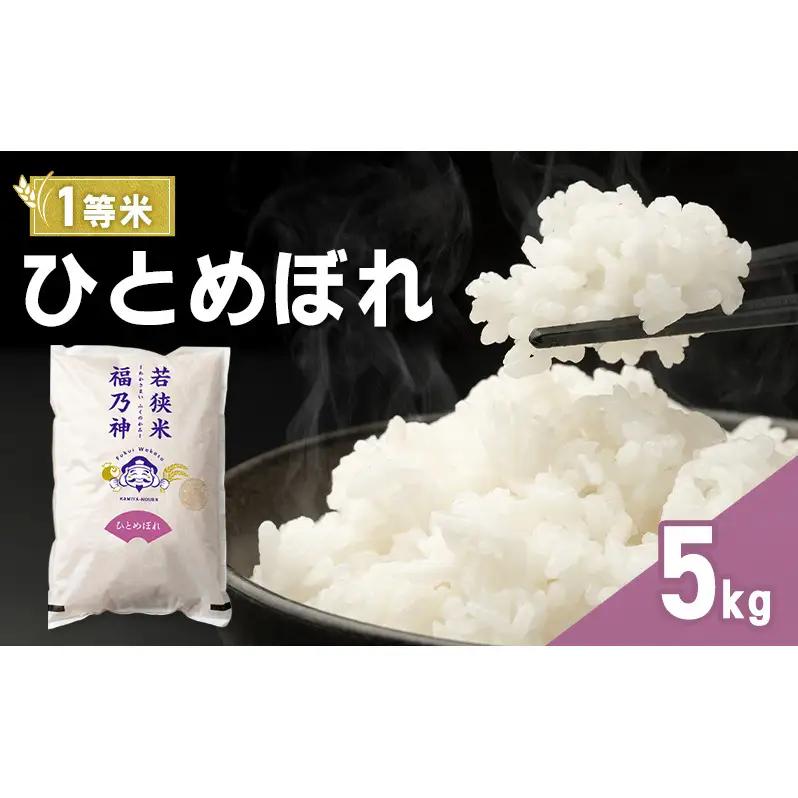 米 ひとめぼれ 新米 令和8年産 5kg 神谷農園 減農薬 福井県産 一等米