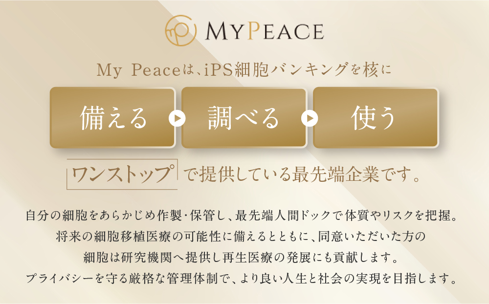 【アイ・ピース】iPS細胞抽出成分iPSFをふんだんに取り入れた化粧品｜京都 ips 再生医療 最先端技術［ iPS細胞を血液から作製し保管する個人向けサービス 化粧品 医療 細胞 保存 美容 エイジ