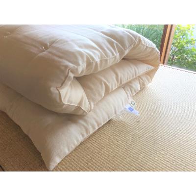 ふるさと納税 柏原市 介護ベッドにプラスする手作り敷きふとん+和晒しガーゼで作ったカバー(アイボリー)のセット |  | 01