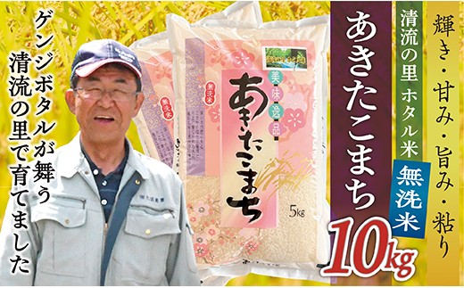 令和8年産【無洗米】最上町産 ホタル米あきたこまち 10kg (5kg×2袋)