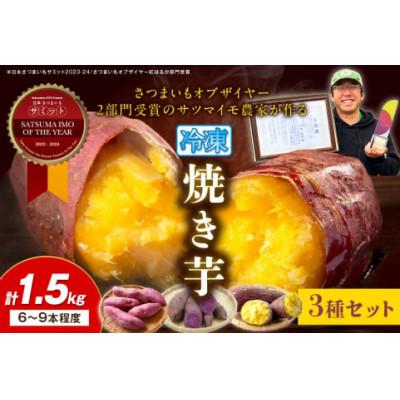 ふるさと納税 京丹後市 日本一!さつまいもオブザイヤー2部門受賞のサツマイモ農家が作る 冷凍焼き芋セット 計約1.5kg