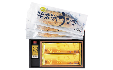 うなぎパイ白焼きギフト（パイ×10本、白焼き×3本、たれ） 魚貝類 