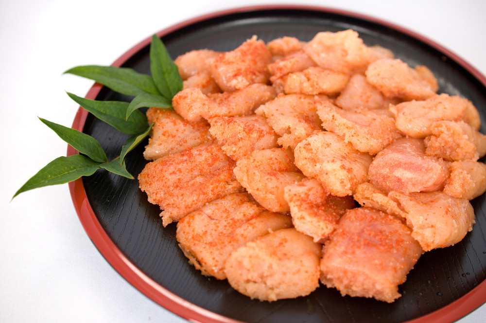 
                  【毎月定期便】大満足!訳あり辛子明太子　小切500g(100g×5パック)全3回　AO061
                