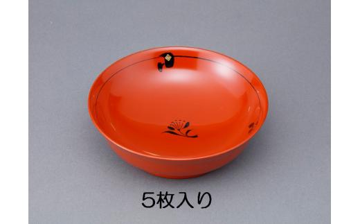 秀衡塗 手塩皿 5枚