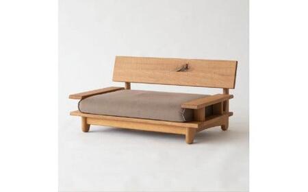 【飛騨の家具】飛騨産業 森のペット家具 ペットソファー ペット家具 PE12AF リビング 寝室 ホワイトオーク 節入り ベット ソファ スペース 飛騨高山 TR3787【家具 椅子 ソファ おしゃれ