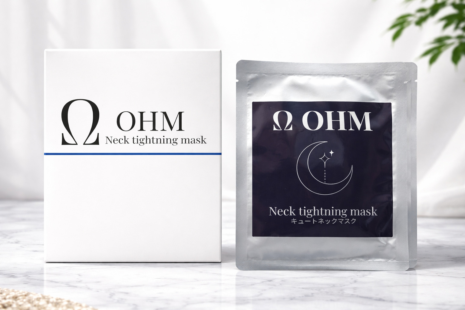 Ω OHM ネックタイトニングマスク(5枚セット）【AQV0002】