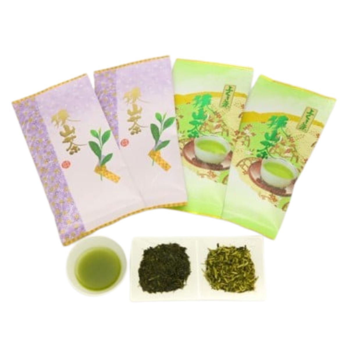 【ふるさと納税】お茶 狭山市茶業協会厳選 狭山茶詰合せ 4袋セット 深蒸茶×2 くき茶×2 | お茶 狭山茶 深蒸茶 くき茶 茶 日本茶 緑茶 飲み物 コク 香り ギフト 贈答 プレゼント 狭山市茶業協会 埼玉県 狭山市