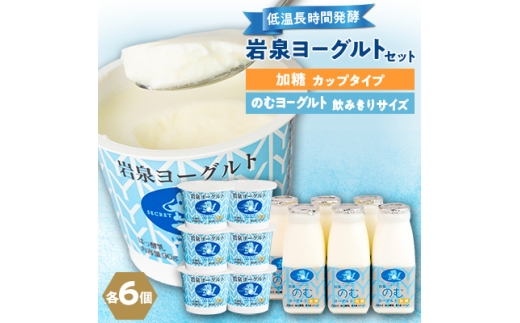 ＜毎月定期便＞岩泉ヨーグルト90g×6個・のむヨーグルト200ml×6本セット全3回_ヨーグルト 乳製品 のむヨーグルト 人気 おすすめ 送料無料 定期便 贈答 ギフト【4069395】