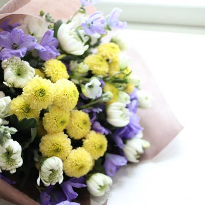 ふるさと納税 筑西市 【毎月定期便】季節のお花で束ねた仏花【花瓶用】/Sサイズ全12回 |  | 03