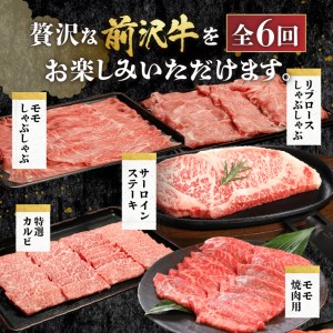 前沢牛定期便 シャトーブリアンが入った贅沢食べ比べ6カ月コース（全6回） [U0084]