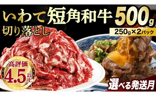 
                  切り落とし 赤身 肉 牛肉 いわて 短角和牛 500g 【選べる発送回数／時期】 小分けパック 真空冷凍 | 牛肉 肉 赤身 短角 和牛 国産牛 ブランド牛 切り落し 大容量 牛丼 肉じゃが 煮込み 煮物 小分け 真空パック 数量限定 (AB114)
                
