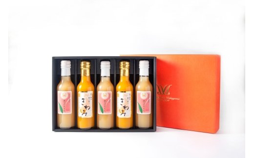 N088　きわみみかんジュース２００ｍｌ　２本　あら川の桃ドリンク２００ｍｌ　３本