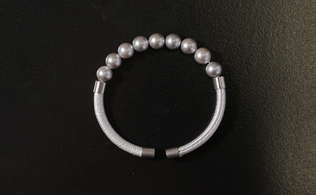 島珠 バングル 7mm グレー 兵庫県 洲本市 淡路島