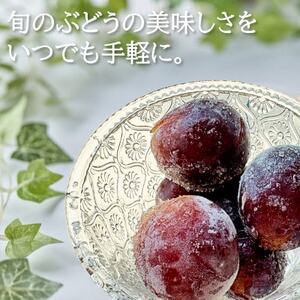 旬の美味しさそのまま!シャリッと、じゅわっと冷凍巨峰(ぶどう)　400g(200g×2袋)【配送不可地域：離島】【1649987】