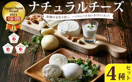 【全商品受賞】ナチュラルチーズ4種セット｜チーズ ナチュラル