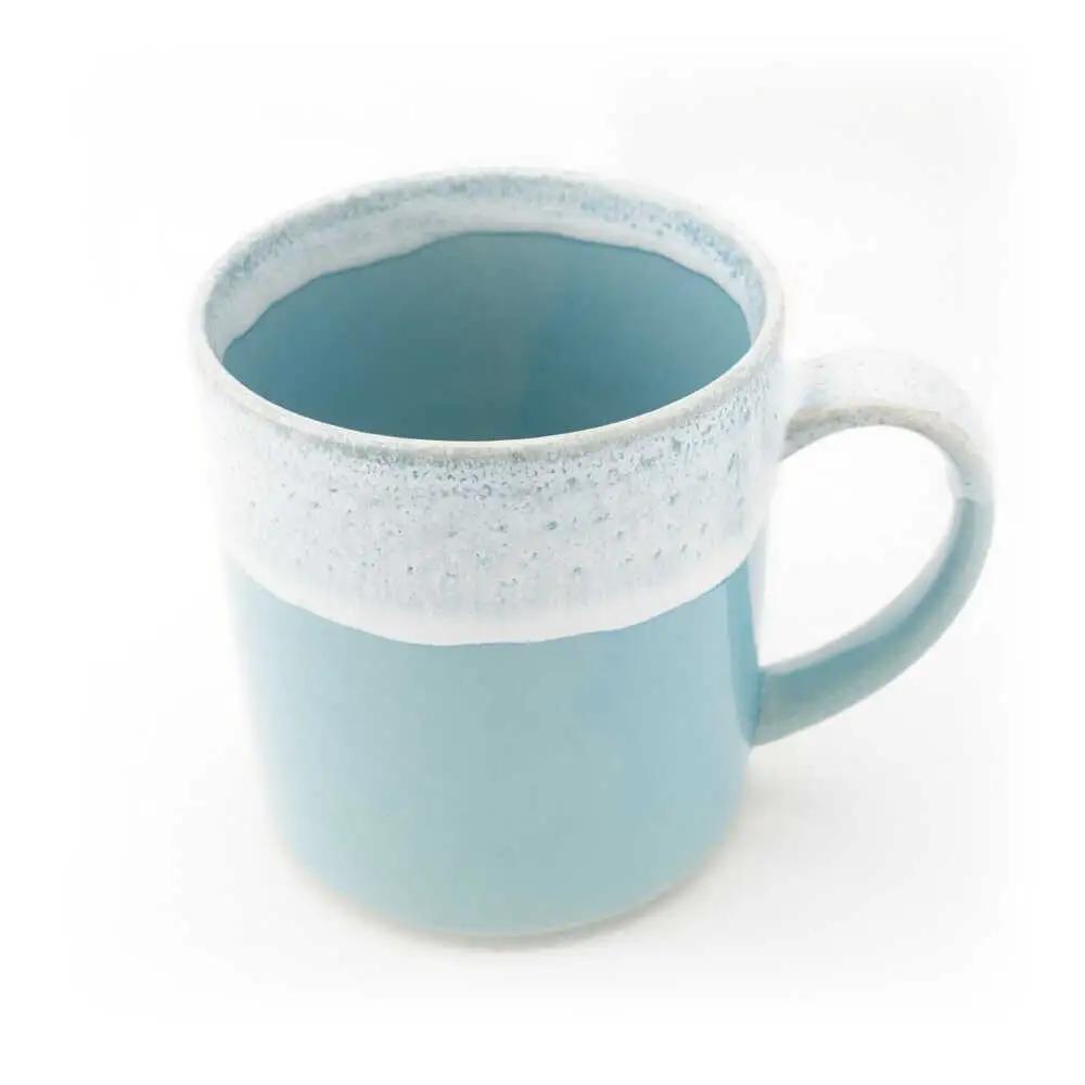 【波佐見焼】Folk Design トールマグ 青釉白唐津流し 1点【玉有】[IE64]