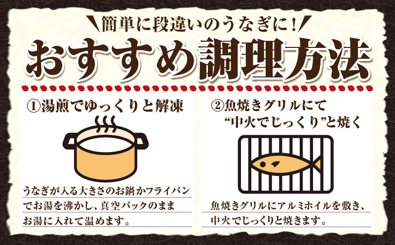 三河一色産うなぎ蒲焼 2尾（約320g）化粧箱入・O061-240