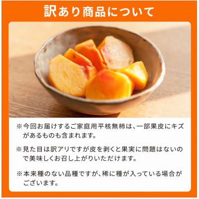 ふるさと納税 広川町 【2026年10月上旬以降より順次発送】【ご家庭用訳あり】和歌山秋の味覚平核無柿約7.5kg　広川町 |  | 03