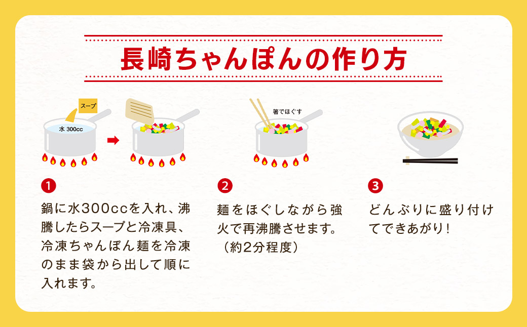 【全3回定期便】長崎ちゃんぽん 6食セットリンガーハット