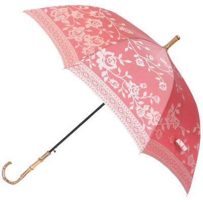 ふるさと納税 富士河口湖町 槙田商店【晴雨兼用】長傘 kirie バラ:フレンチレッド