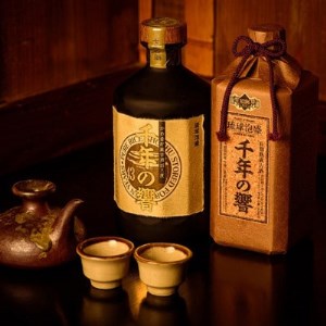 琉球泡盛「千年の響 樽貯蔵＆甕壷貯蔵 飲み比べ4本セット」【1356791】