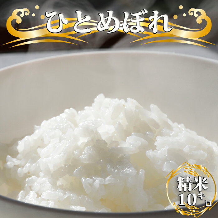 【ふるさと納税】 新米 令和7年度産 ひとめぼれ 精米10kg ／ 国産 岩手県産 雫石町産 米 こめ お米 ライス コメ ご飯 ごはん 白米 はくまい 産地直送 農家直送 数量限定 おすすめ 10 キロ 10 kg 【晴山農園】