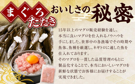 【2026年9月発送】天然 ネギトロ まぐろたたき 合計1.6kg （100g×16P）