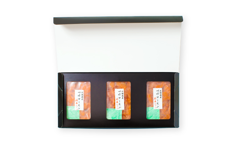 【北海道根室産】<鮭匠ふじい>漬けサーモン丼の具36P D-42024