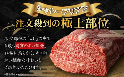 長崎和牛 シャトーブリアンステーキ 計300g （2枚）＜株式会社 黒牛＞ [CBA014]