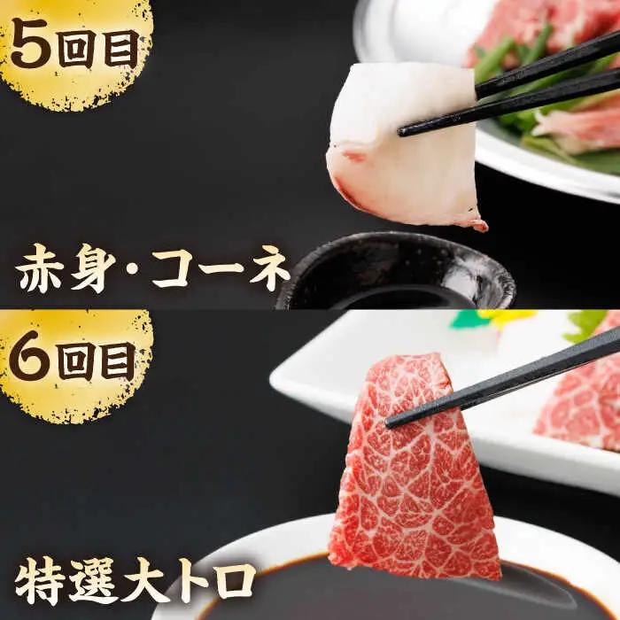 【6回定期便】毎月違う部位が届く！【馬刺しの郷 民守】 赤身 ヤング 霜降り馬刺し 食べ比べ [ZBL019]