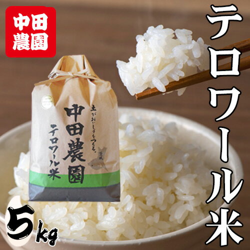 【ふるさと納税】No.007 令和7年産　中田農園テロワール米（5kg） ／ 令和7年 新米 米 お米 こめ コメ 精米 白米 ご飯 国産米 5kg 5キロ テロワール米 甘み 粘り 高品質 おいしい おすすめ 人気 お取り寄せ 産地直送 産直 坂東市産 茨城県産 茨城産 茨城県 特産品 送料無料