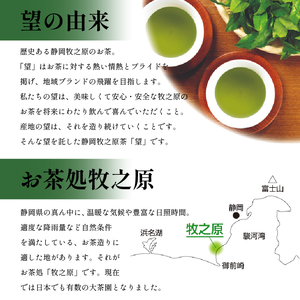 048-22 静岡牧之原市ブランド茶 望 銀印 ペットボトル用ティーパック(3.3g×20包)6袋