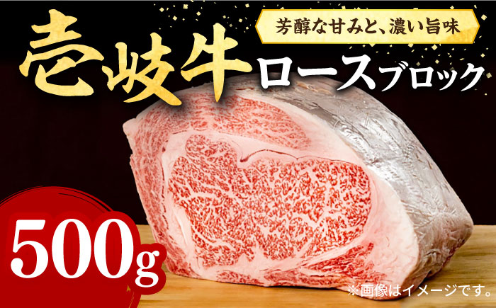 壱岐牛 ロースブロック 500g《壱岐市》【株式会社イチヤマ】 肉 牛肉 ロース ブロック ステーキ BBQ [JFE013] 30000 30000円  のし ギフト