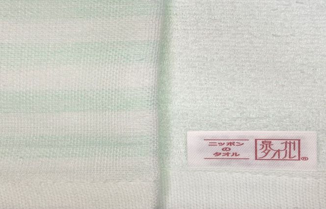 国内製造 ガーゼバスタオル 2枚（グリーン）薄手 60×120cm【泉州タオル 国産 吸水 普段使い シンプル 日用品】 099H1452