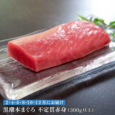 ふるさと納税 大月町 【定期便 6回】高知県産 本マグロ 赤身 養殖 2柵 300g (不定貫) |  | 03