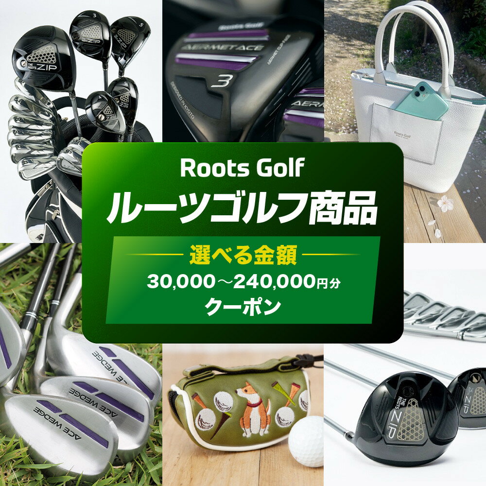 【ふるさと納税】【ルーツゴルフ】選べる金額 商品券30,000円～240,000円分［ 京都 ゴルフ ブランド 世の中で一番飛ぶクラブを作りたい 飛距離 スコア 人気 おすすめ オーダーメイド 特別仕様 カスタマイズ カスタム ふるさと納税 ］