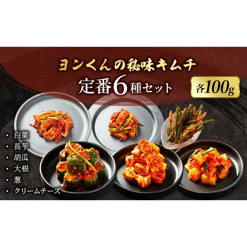 ヨンくんの秘味キムチ 定番キムチ6種セット キムチ おつまみ 韓国食材 韓国料理 静岡県 袋井市