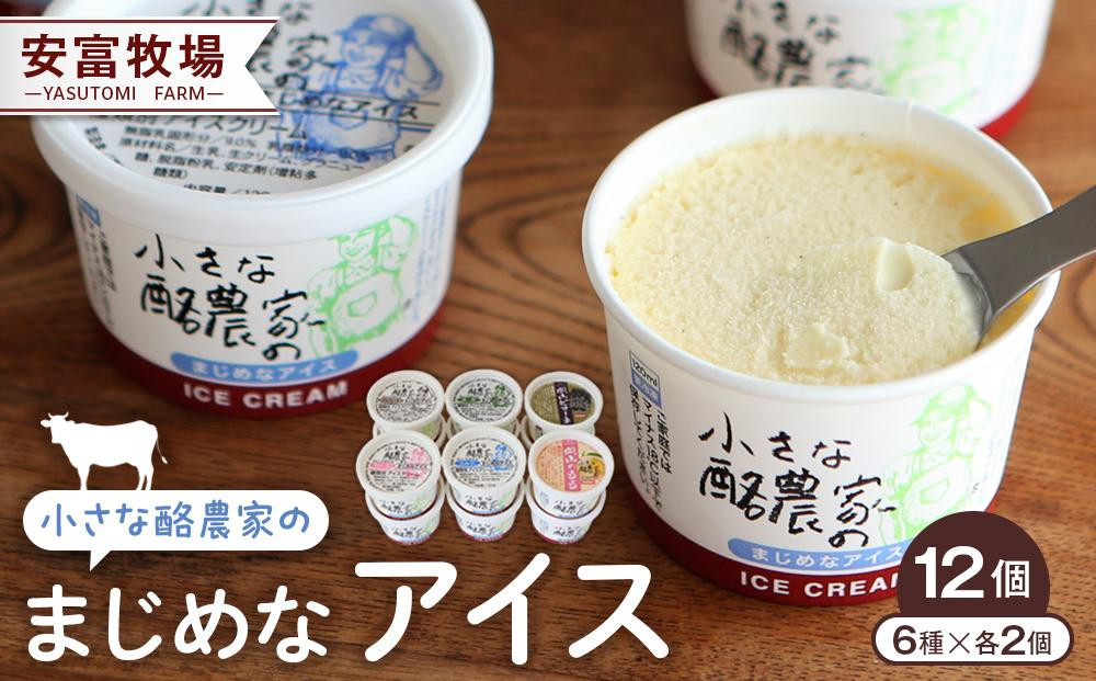 
安富牧場　小さな酪農家のまじめなアイス　12個入 [№5220-0136]
