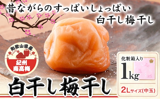 
										
										梅干し 白干し梅干し 1kg 中玉 2L 和歌山県産 株式会社とち亀物産 《30日以内に出荷予定(土日祝除く)》 和歌山県 日高町 梅 うめ 白干し 梅干し うめぼし 紀州南高梅 漬物 漬け物 ごはんのお供---wsh_ttk9_30d_23_15000_s2l---
									