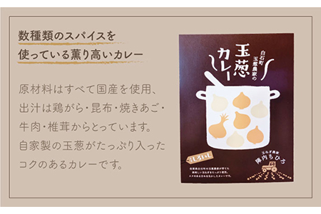 【口の中でとろける！】玉ねぎたっぷりカレーセット（5袋分）【玉葱農家 陣内ちひろ】 [IAO007]