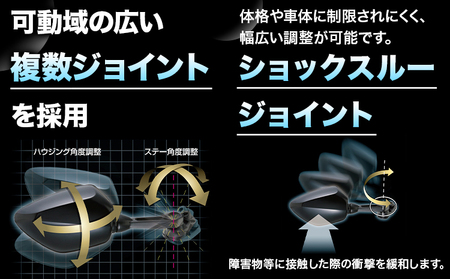 タナックス バイクミラー ナポレオン シャークミラー1B ブルー鏡 左右セット AOS-104-10BL AOS-104-10BR | バイク