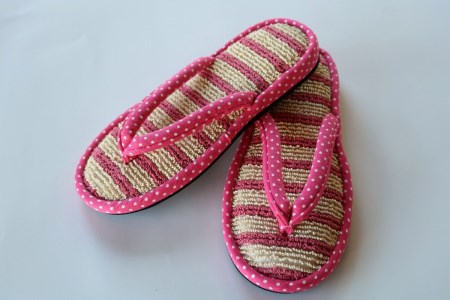 スリッパ Polka どっと草履 2足セット 河内スリッパ