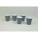 【ふるさと納税】【波佐見焼】es cup ボーダー BU〈M〉【西海陶器】5　42245 | ギフト 陶器 touki おしゃれ 伝統 人気 おススメ 長崎県 長崎 九州 楽天ふるさと 納税 故郷納税 返礼品 支援 波佐見焼き はさみやき はさみ焼き 陶磁器 雑貨 焼き物 ボウル