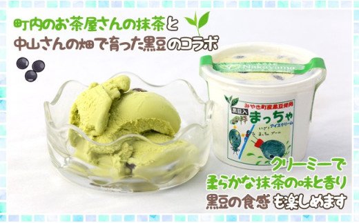 AE034_農家が考えたなめらかアイス１２個（いちご＆黒豆抹